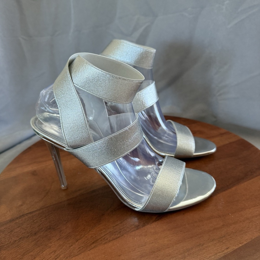 Lauren Lorraine Dallas Ankle Strap 4" Stiletto Sandals Shoes Women's‎ Size 11